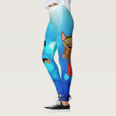 Miniatuur Pinscher (Min Pin) onder de Zee Legging (Links)