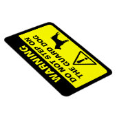 Miniatuur Pinscher MinPin Grappige Waakhond Waarsc Magneet (Rechterzijde)