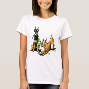Miniatuur Pinscher n Apples T-shirt