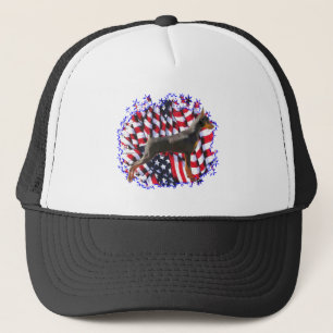 Miniatuur Pinscher Patriot Trucker Pet