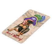 Miniatuur Pinscher Pirate Magneet (Linkerzijde)