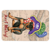 Miniatuur Pinscher Pirate Magneet (Horizontaal)