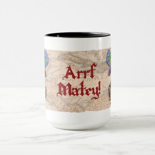 Miniatuur Pinscher Pirate Mok (Midden)