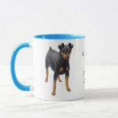 Miniatuur Pinscher Ringer Mok (Links)