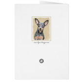 Miniatuur Pinscher-schilderkunst (Achterkant)