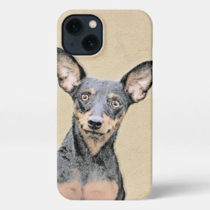 Miniatuur Pinscher-schilderkunst iPhone 13 Hoesje