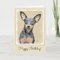Miniatuur Pinscher-schilderkunst