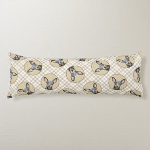 Miniatuur Pinscher-schilderkunst Lichaamskussen