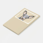 Miniatuur Pinscher-schilderkunst Post-it® Notes (Schuin)