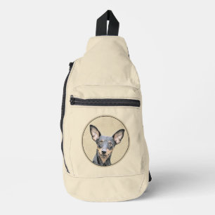 Miniatuur Pinscher-schilderkunst Sling Bag