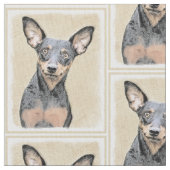 Miniatuur Pinscher-schilderkunst Stof (Close Up)
