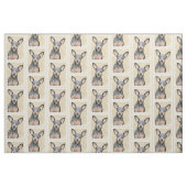Miniatuur Pinscher-schilderkunst Stof (Fat Quarter)