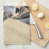 Miniatuur Pinscher-schilderkunst Theedoek (Quarter Fold)