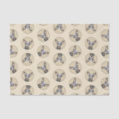 Miniatuur Pinscher-schilderkunst Tissuepapier (Voorkant)