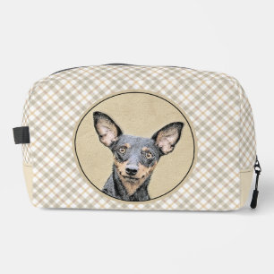 Miniatuur Pinscher-schilderkunst Toilettasje