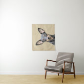 Miniatuur Pinscher-schilderkunst Wandkleed (In situ)