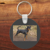 Miniatuur_pinscher Sleutelhanger (Voorkant)