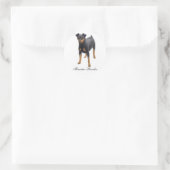 Miniatuur Pinscher Sticker (Tas)