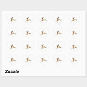 Miniatuur Pinscher Sticker Label (Vel)