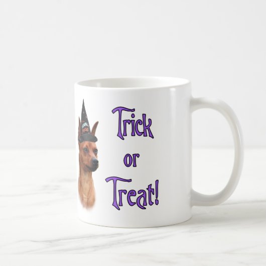 Miniatuur Pinscher Trick Koffiemok (Rechts)