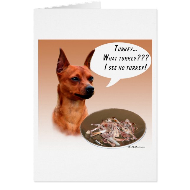 Miniatuur Pinscher Turkije (Voorkant)