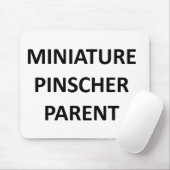 miniatuur pinscherouder geen pic muismat (Met muis)