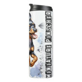 Miniatuur Pinscher's Grijswaardentuin Thermosbeker (Geroteerd rechts)