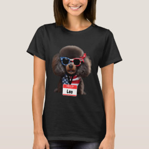 Miniatuur Poedel Hond Leo Mannen Vrouwen Kinder Jo T-shirt
