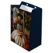 Miniatuur Poodle Vakantie  Medium Cadeauzakje (Achterkant Gekanteld)