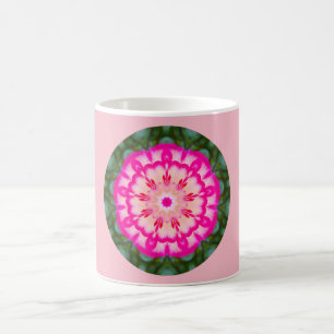 Miniatuur Roos Fractal Koffiemok