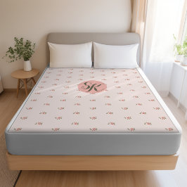 Miniatuur Rozen & Monogram Sherpa Deken