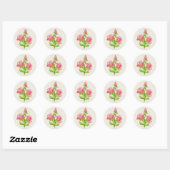Miniatuur Rozen sticker (Vel)