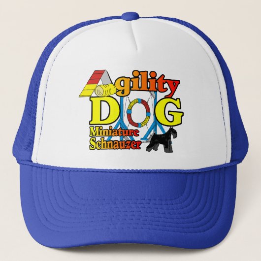 Miniatuur_Schnauzer_Agility Trucker Pet (Voorkant)