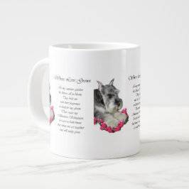 Miniatuur Schnauzer Art Gifts Grote Koffiekop