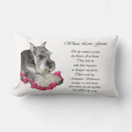 Miniatuur Schnauzer Art Gifts Kussen