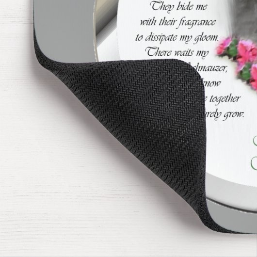 Miniatuur Schnauzer Art Gifts Muismat (Hoek)