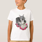 Miniatuur Schnauzer Art Gifts T-shirt (Voorkant)