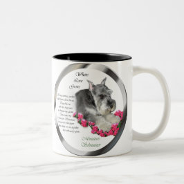 Miniatuur Schnauzer Art Gifts Tweekleurige Koffiemok