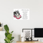 Miniatuur Schnauzer Art Print (Thuiskantoor)