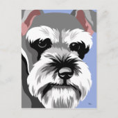 Miniatuur Schnauzer Briefkaarten (Voorkant)