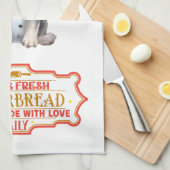 Miniatuur Schnauzer Chef Baking Gingerbread Theedoek (Quarter Fold)