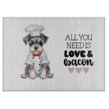 Miniatuur Schnauzer Chef Love & Bacon