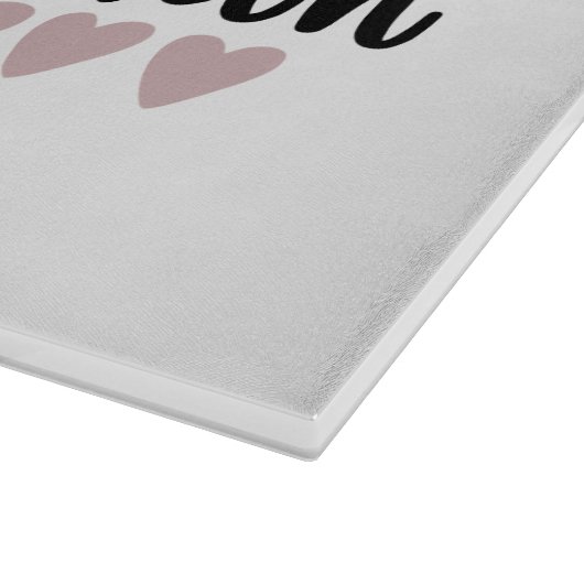 Miniatuur Schnauzer Chef Love & Bacon Snijplank (Hoek)