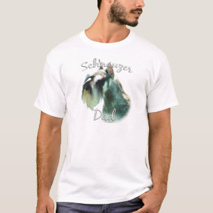 Miniatuur Schnauzer Dad 2 T-shirt