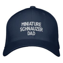 Miniatuur Schnauzer DAD Geborduurde Pet