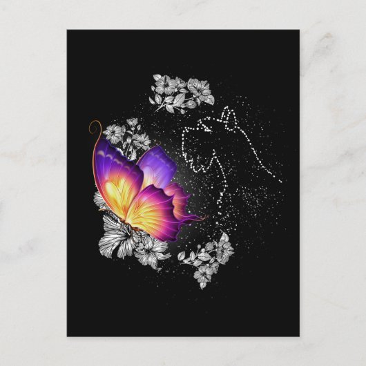 Miniatuur Schnauzer Dog in Heaven Dog Memorial Briefkaart (Voorkant)