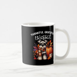 Miniatuur Schnauzer Dog Pumpkin Spice Happy Herfst Koffiemok