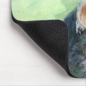 Miniatuur Schnauzer Dog Water Color Art Painting Muismat (Hoek)