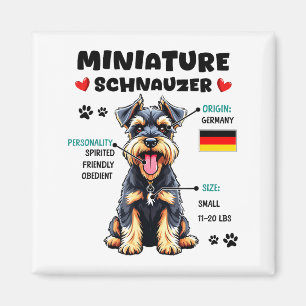 Miniatuur Schnauzer Eigenaar Grappige Miniatuur Sc Magneet