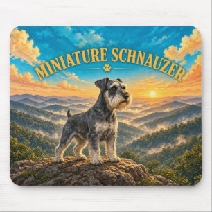 Miniatuur Schnauzer, Great Smoky Vintage Honden Ku Muismat